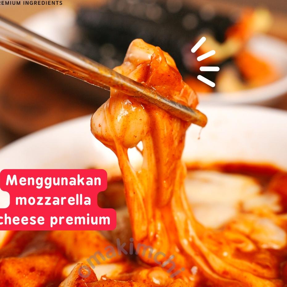 

오 Tteokbokki Kue Beras Korea Halal / Spicy Tteokbokki/ Cheese Tteokbokki Baru