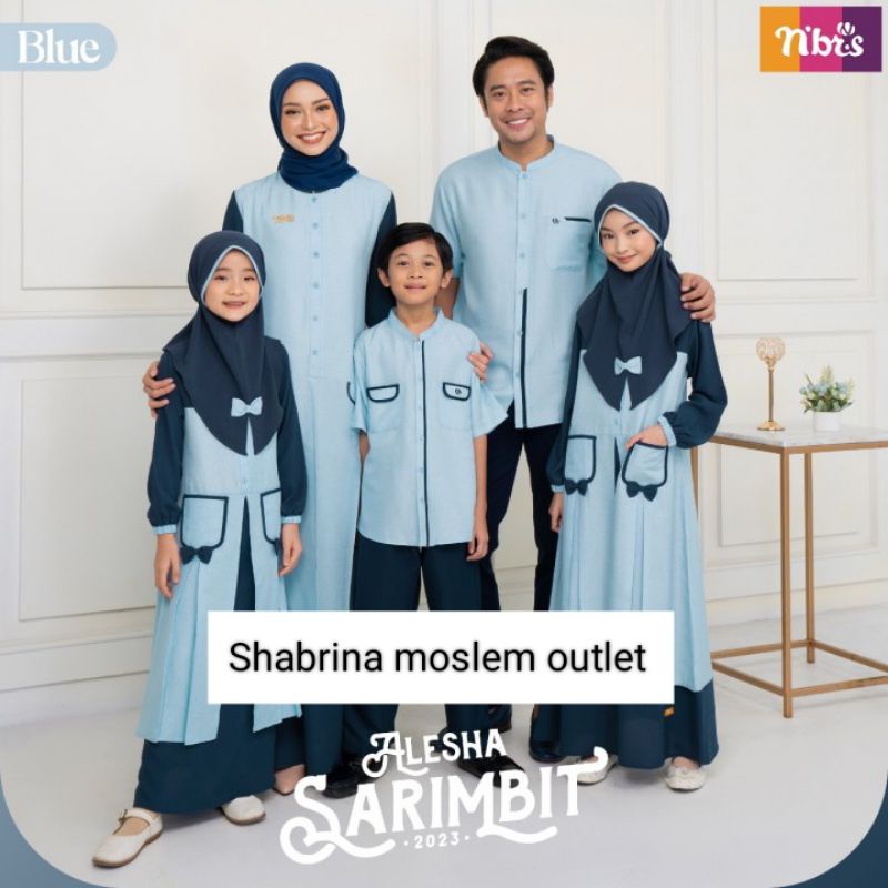 Sarimbit Nibras Alesha Blue || Koko Anak Laki Laki || Koko Kids || Sarimbit Keluarga Terbaru Nibras 