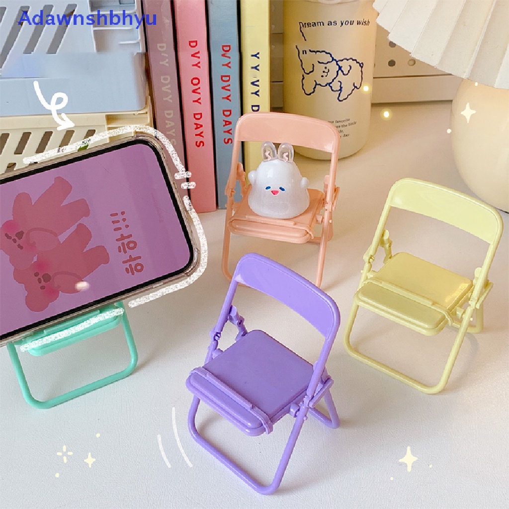 Adhyu Lucu Warna Kursi Adjustable Phone Stand Desk Holder Universal Lazy ID