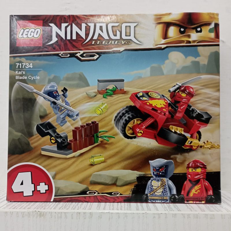 ori original lego ninjago legacy 71734 kai's blade cycle brick bricks robot balok blocks block blok bloks mainan anak laki cowok sepeda motor hadiah kado ultah boy toy toys boys gift present natal christmas set fight collection
