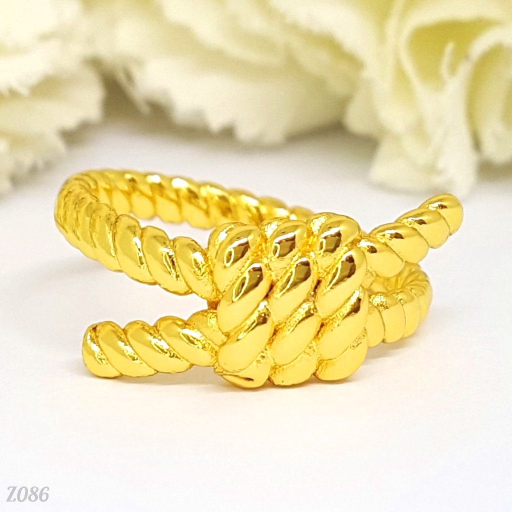 PGX Cincin Xuping Wanita Lapis Emas Aksesoris Perhiasan Fashion Premium - Z086