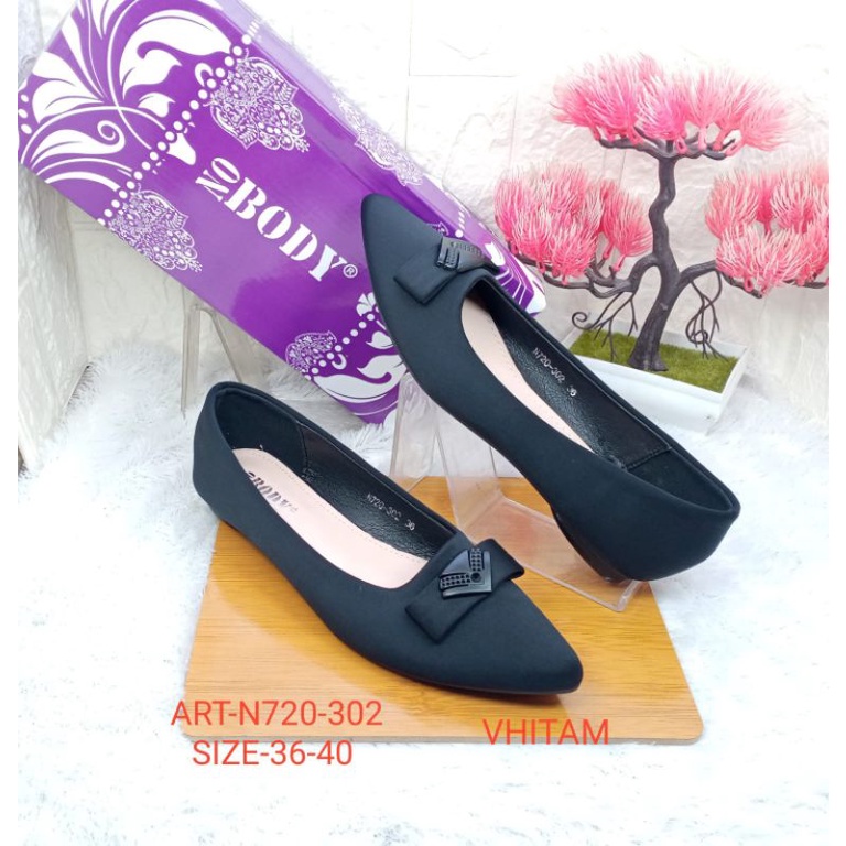 sepatu flat wanita nobody N720-302