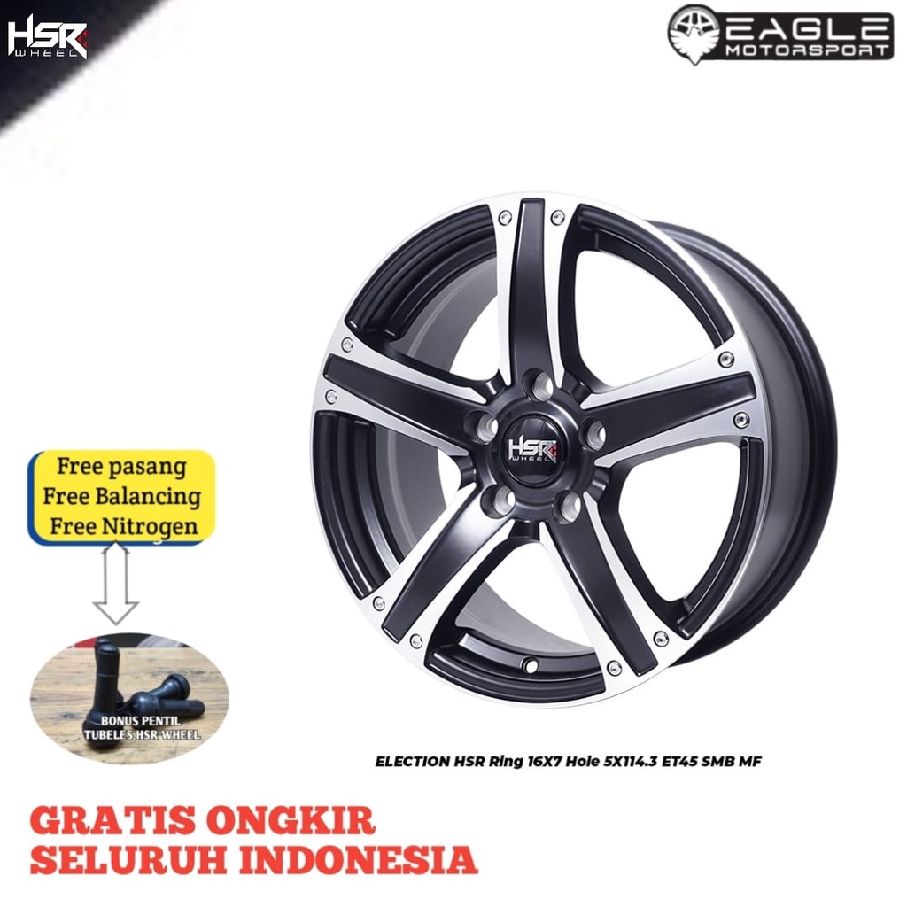 VELG MOBIL R16 RING 16 VELG ERTIGA INNOVA TERIOS RUSH XPANDER HSR ELECTION