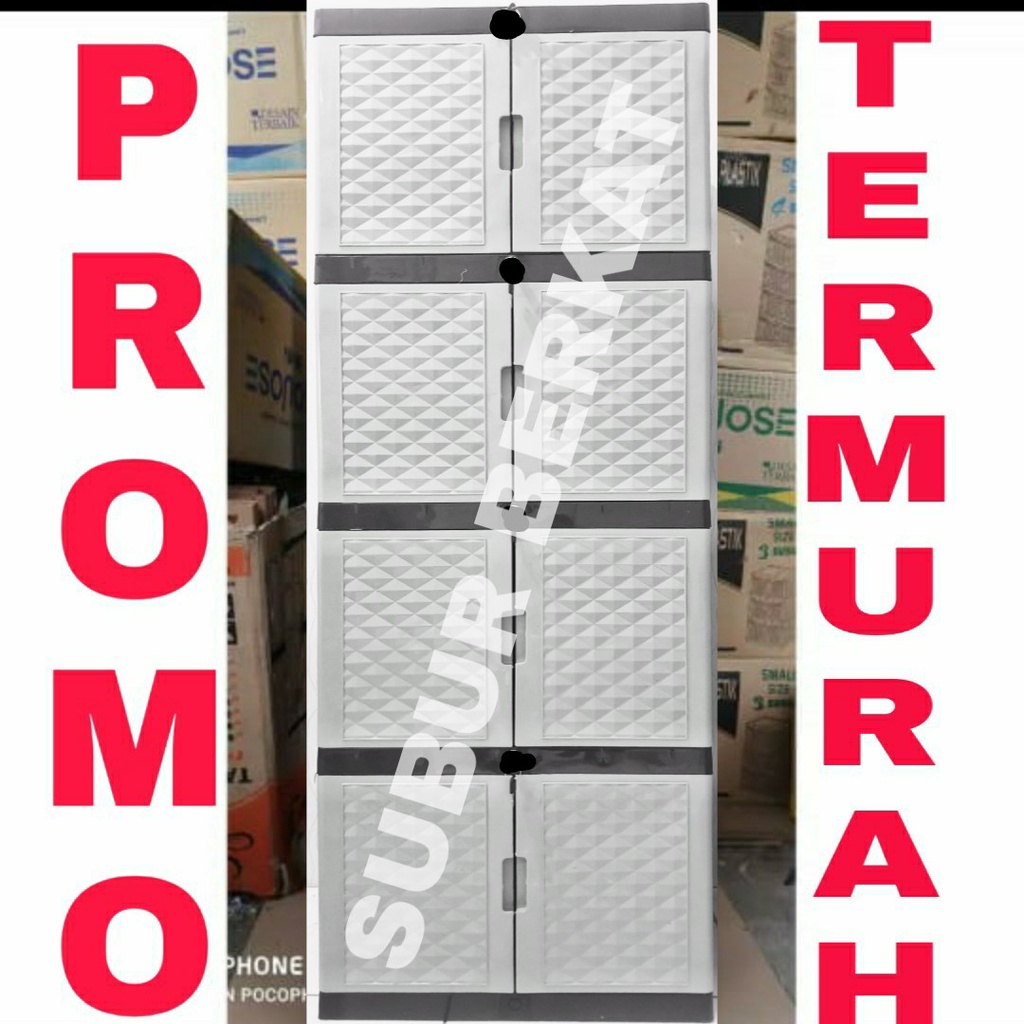OJOL - LEMARI PLASTIK POLOS TERMURAH BERKUALITAS!!!