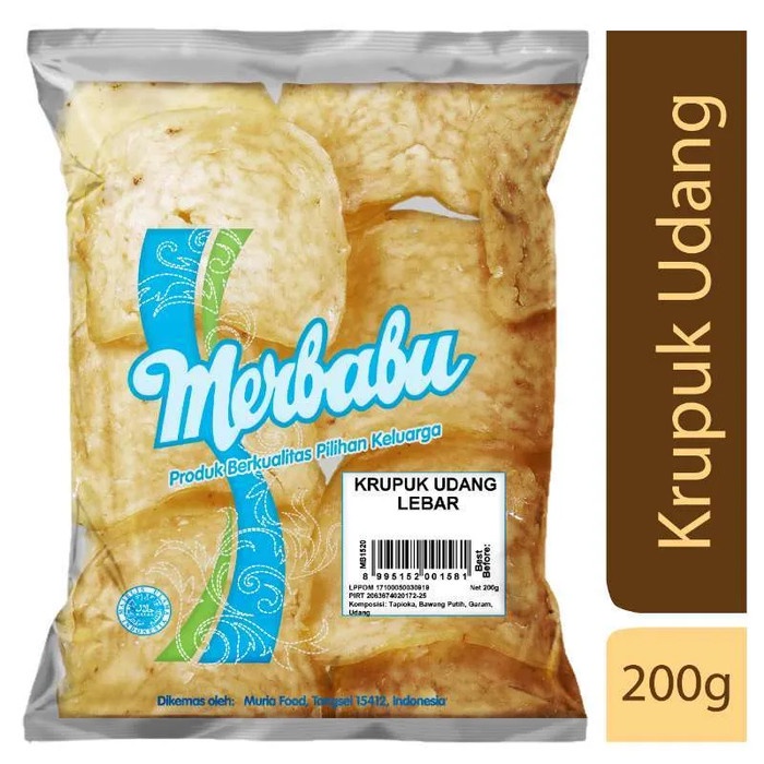 

Merbabu Krupuk Udang Lebar 200 Gr