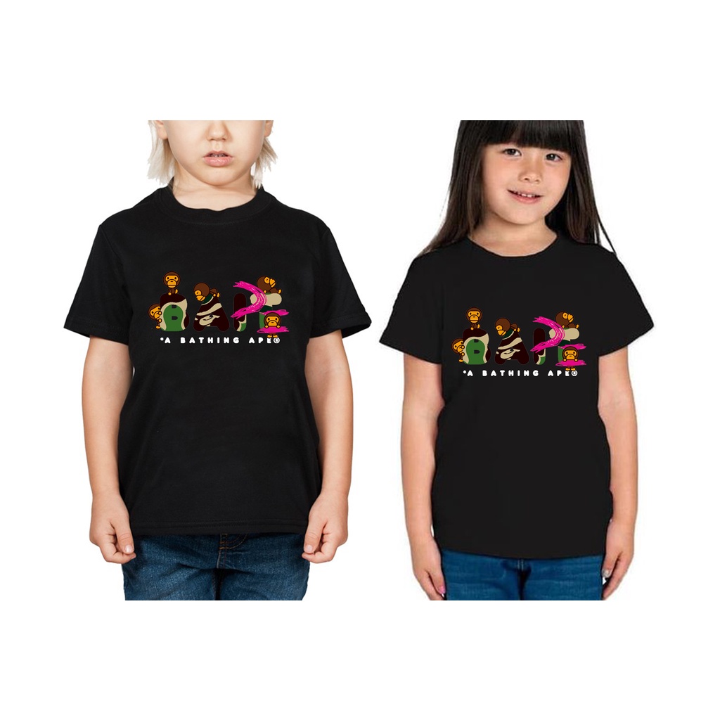 KAOS ANAK BAPE BAIT / BAPE  KIDSTEE / TSHIRT KIDS BAPE / BAJU ANAK BAPE / BAJU BAPE ANAK