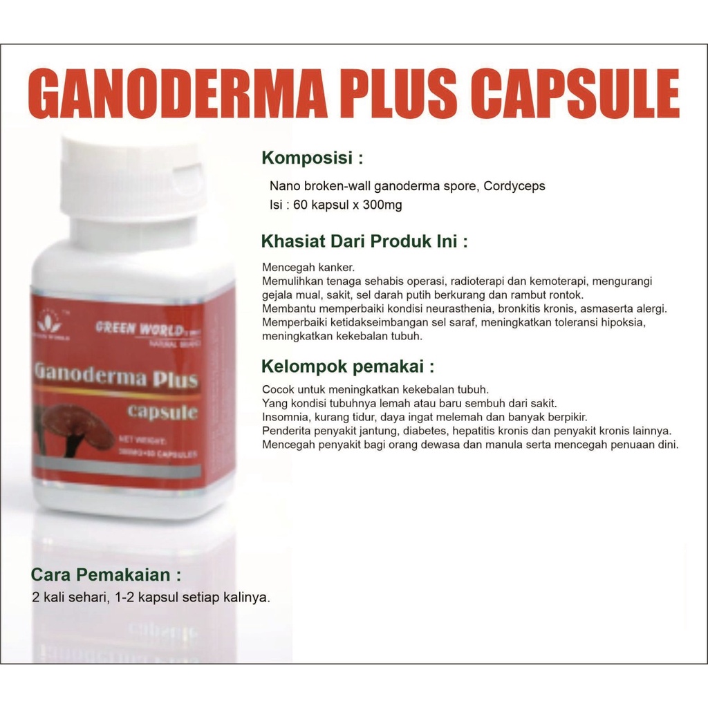 GANODERMA CAPSULE - GreenWorld