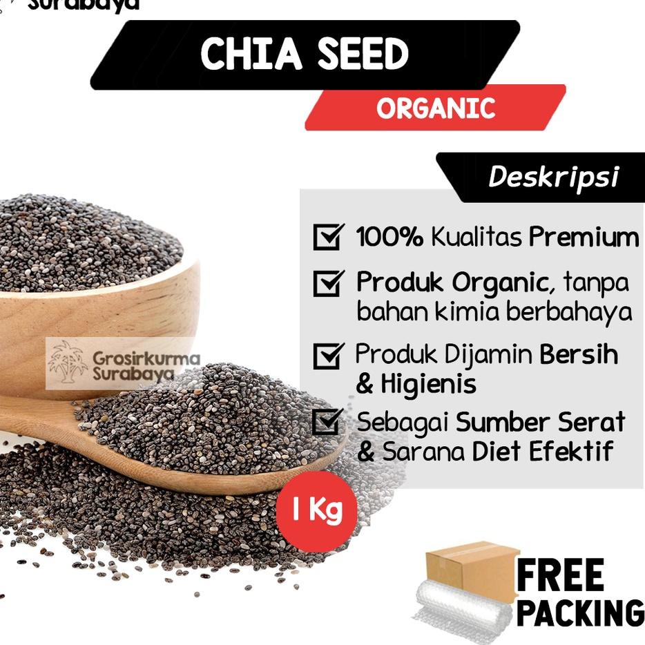 

ㅮ Black CHIA SEED Premium 1kg Bagus Untuk Diet Sehat Ala JSR Antioksidan Dari Mexico Chiaseed Chiaseeds け