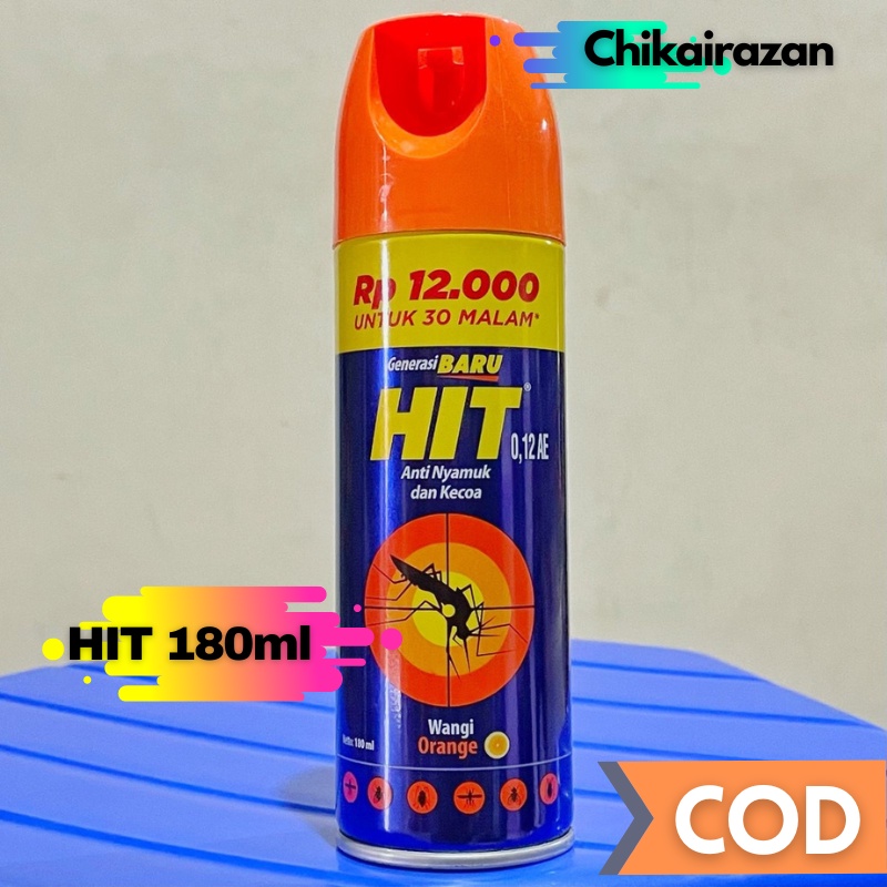 HIT Aerosol Obat Nyamuk Semprot 180ml