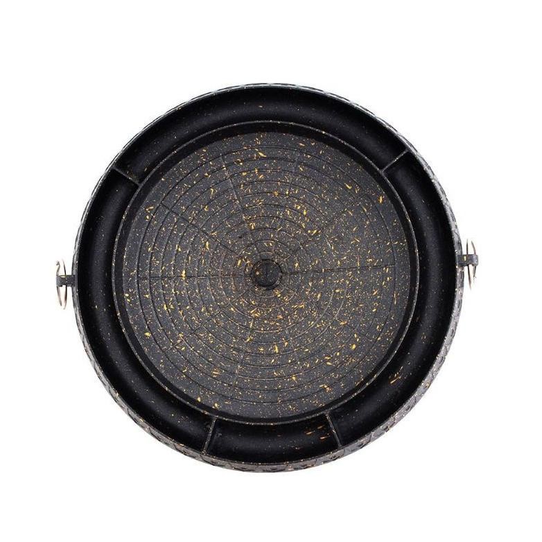 CYPRUZ- MARBLE SERIES : KOREAN BBQ GRILL 36X3CM- TG-0305