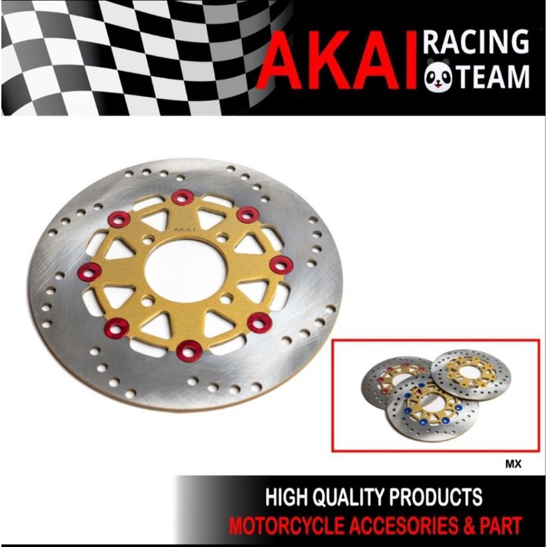 Piringan Disc Cakram Depan Variasi ukuran Standar 220mm Jupiter MX Z Mio Beat Untuk Lobang Baut4 pnp Tinggal pasang