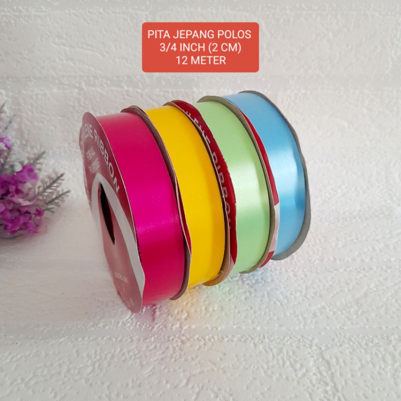 

PITA KADO / PITA JEPANG POLOS 2 CM / PITA SOUVENIR / PITA PLASTIK