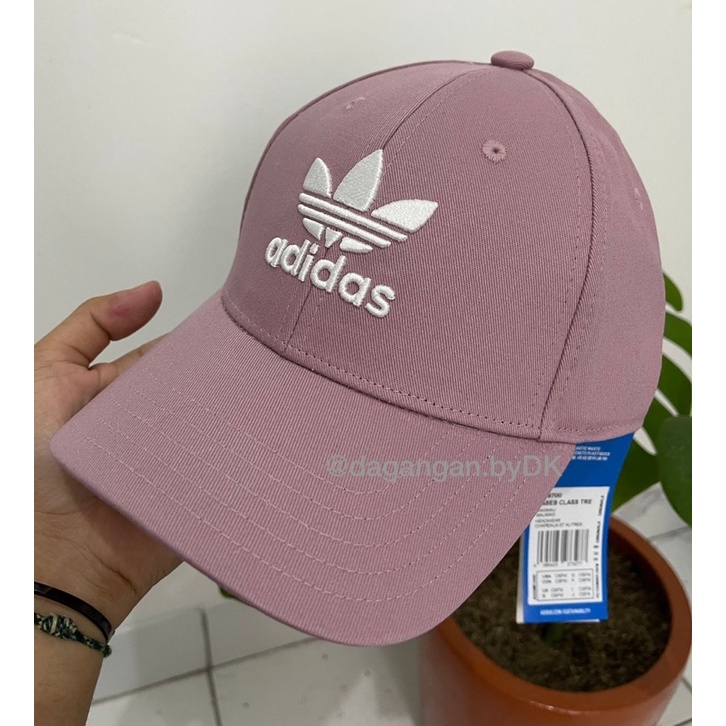 Topi Adidas Cap Trefoil Logo Original 100% Pink Magenta (Limited)
