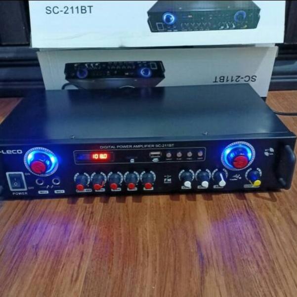 GREAT SALES ︽ Amplifier Fleco SC-211BT - Power Ampli SC 211BT Amplifier Murah ✤