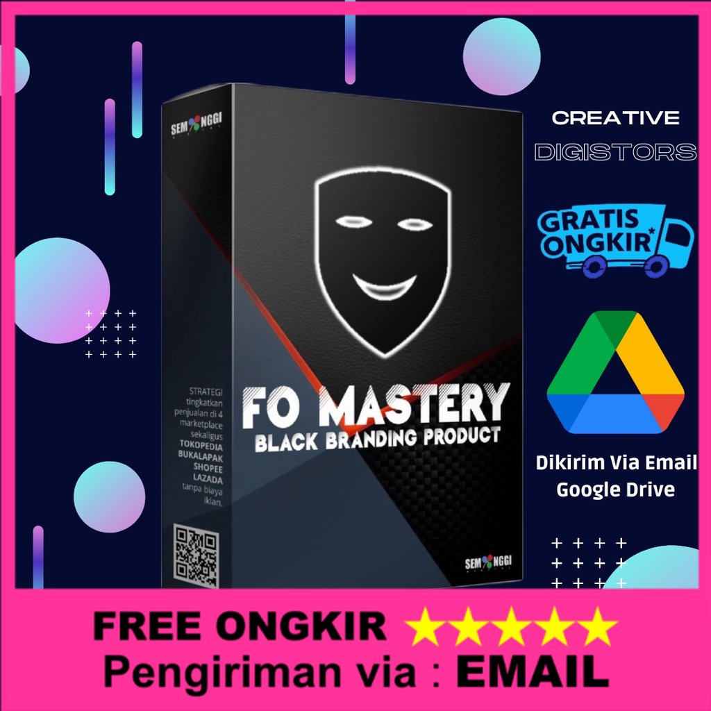Feik Order FO MASTERY - Black Branding Product l Bergaransi