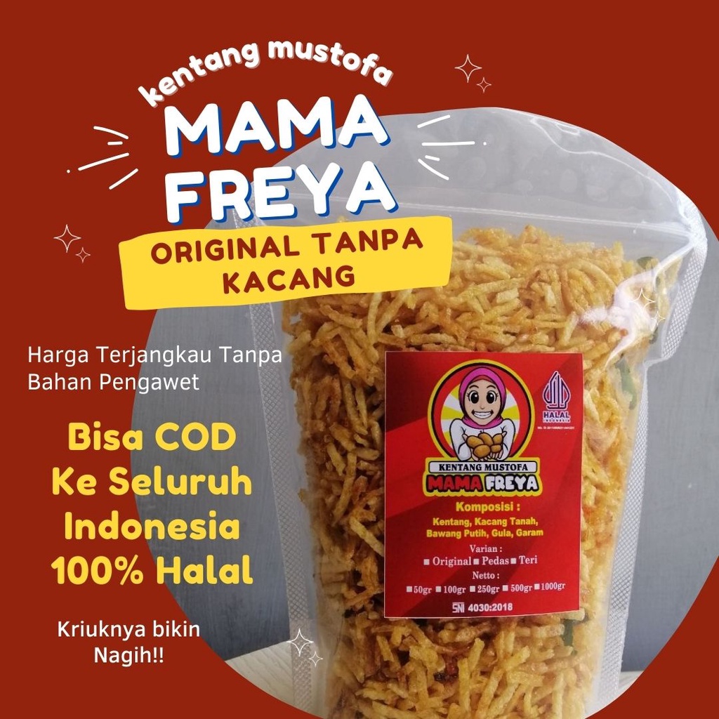 

Kentang Mustofa Mama Freya Tanpa Kacang 250gr