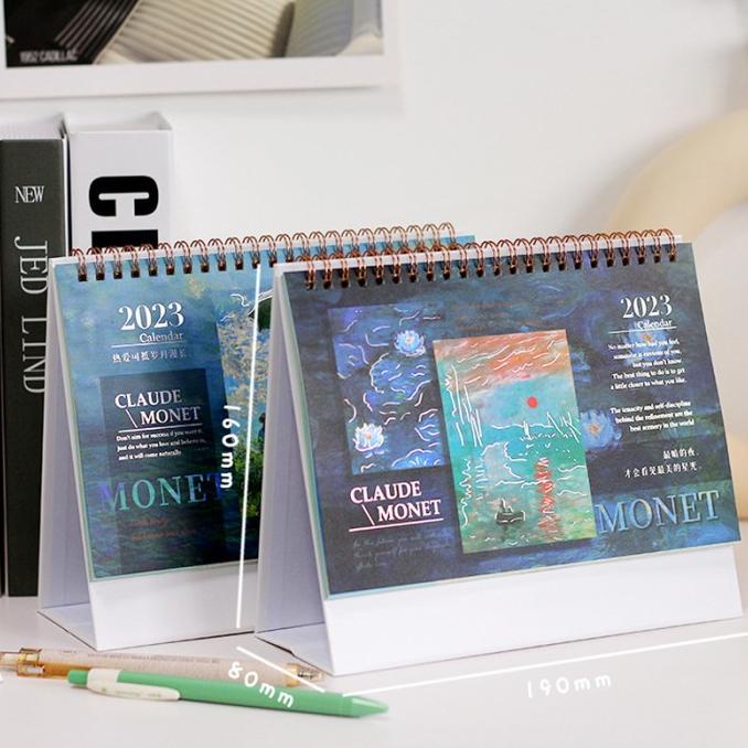 

Oil Painting Series 2023 Desk Calendar - Kalender 2023 - Kalender Meja