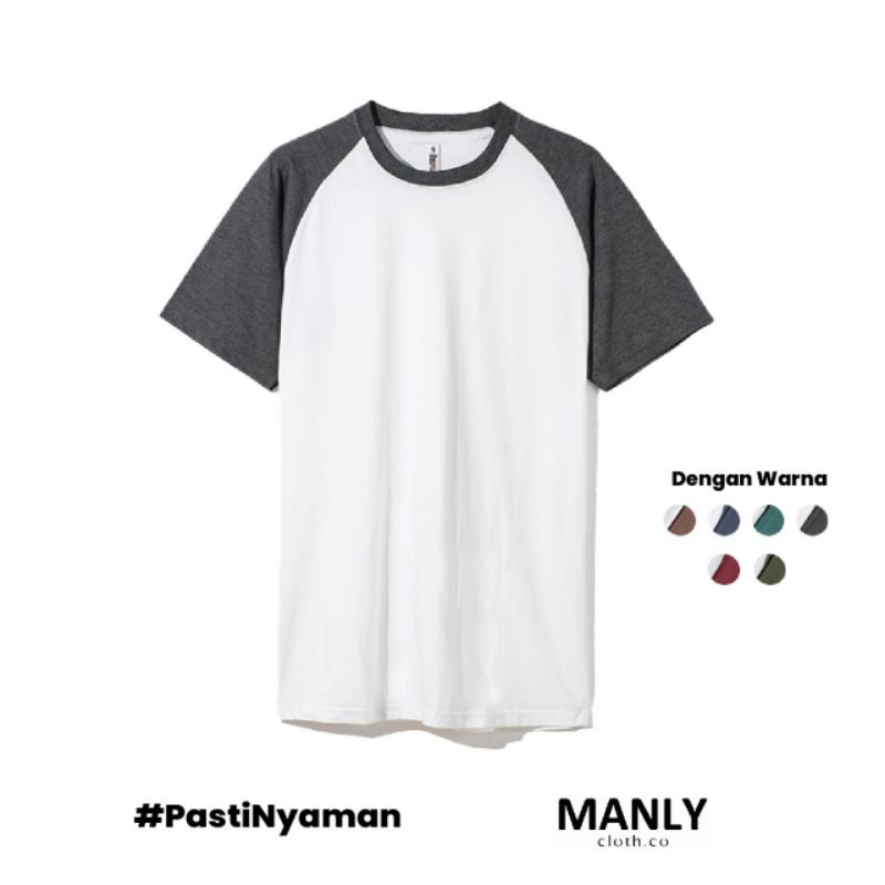 ( Paket 4 Kaos ) Polos 100% Cotton Combed 30S