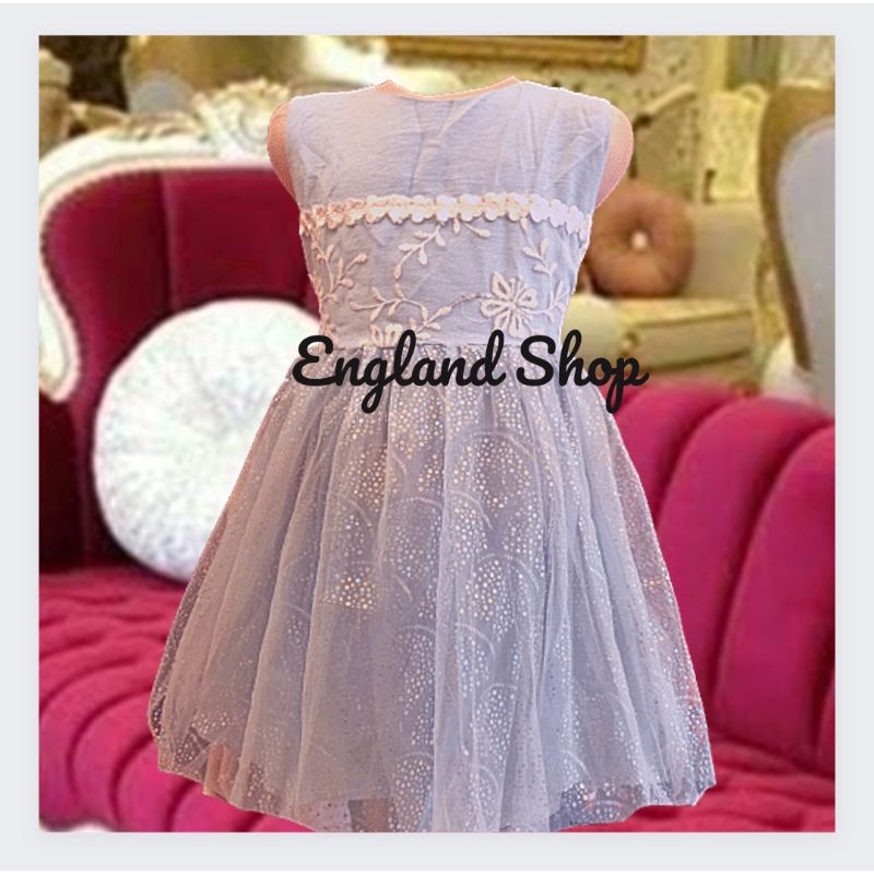 DRESS PESTA KOREA GAUN MEWAH ANAK PEREMPUAN IMPORT SIZE 2-5th