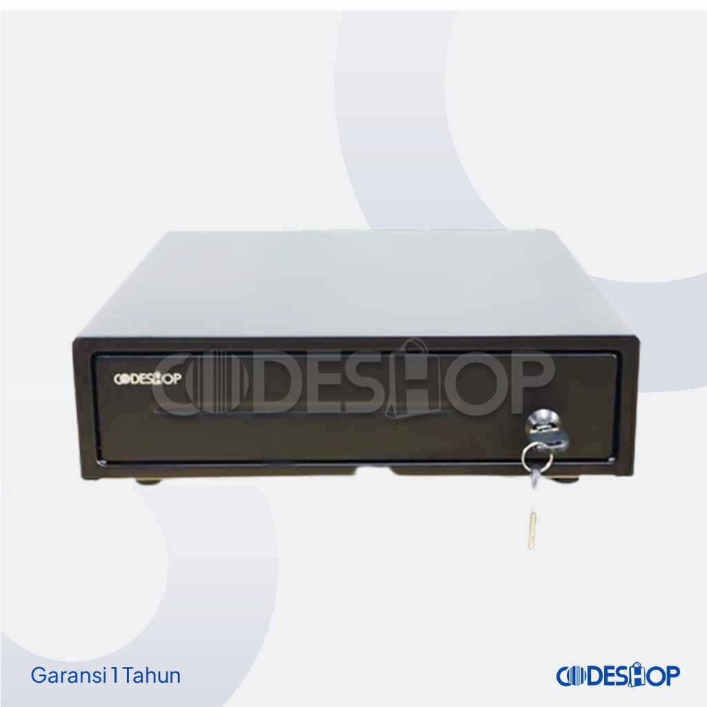 Laci Kasir Cash Drawer 4 Slot CODESHOP CK-335B - Hitam