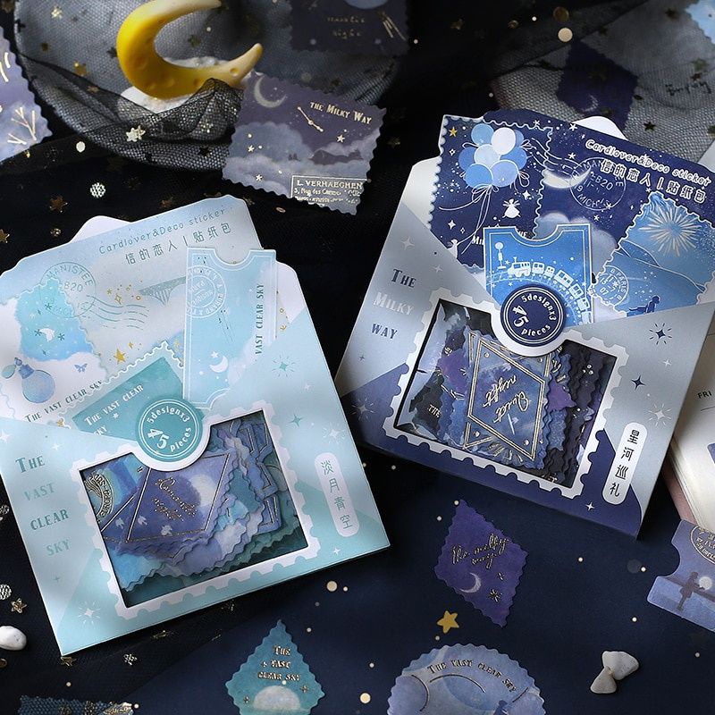 

Vintage Style Brozing Stamp Scrapbooking 45 pcs for Journal