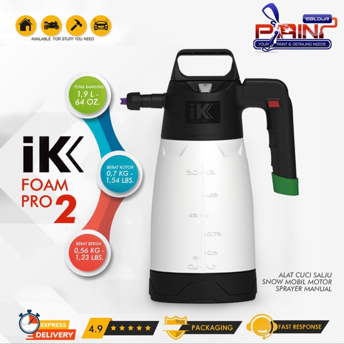 IK Foam Pro 2 - Alat Cuci Salju Snow Mobil Motor Sprayer Manual