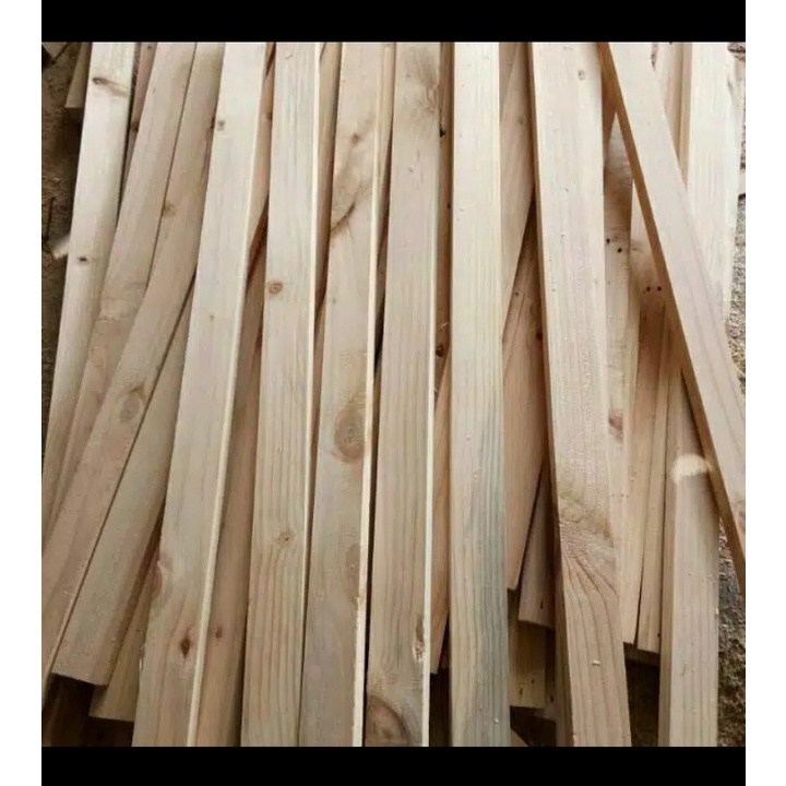List Kayu Mahoni Panjang 150cm Lebar 2,5cm Tebal 1,5cm