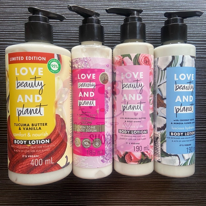 Love Beauty &amp; Planet Shampoo/Conditioner/Body Wash