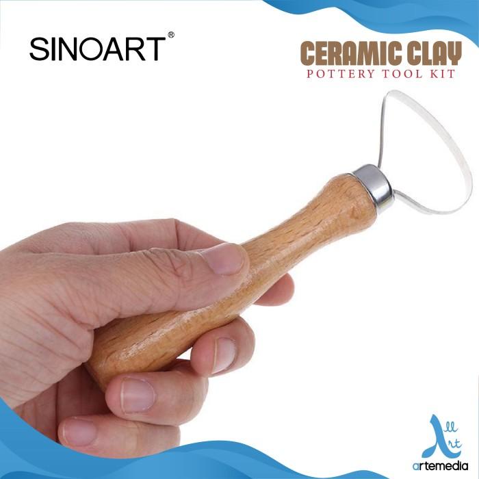 

Sinoart Ceramic Clay Pottery Tool Kit Alat Ukir Pahat Tembikar 083