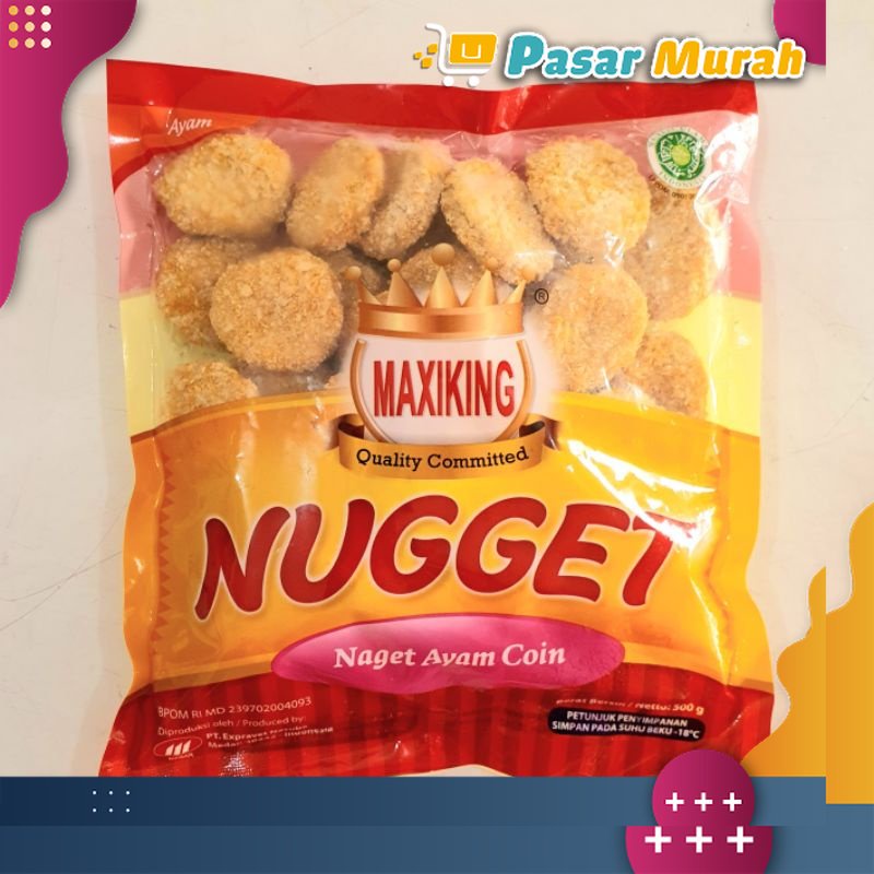 

Maxiking Nugget Ayam Coin 500g | Pasar Murah Medan