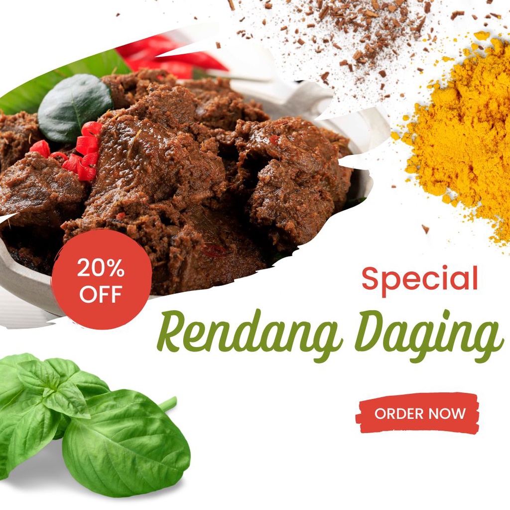 

Rendang Daging Padang Khas Pesisir Selatan Amak Ayu 250 Gram