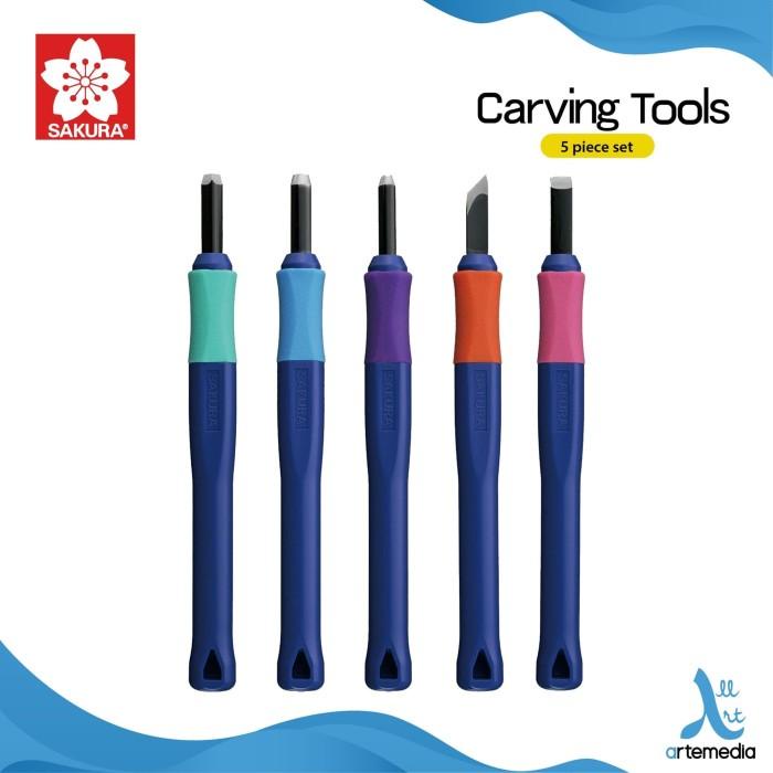 

Alat Pahat Sakura Carving Tools 5 Shapes Set 053