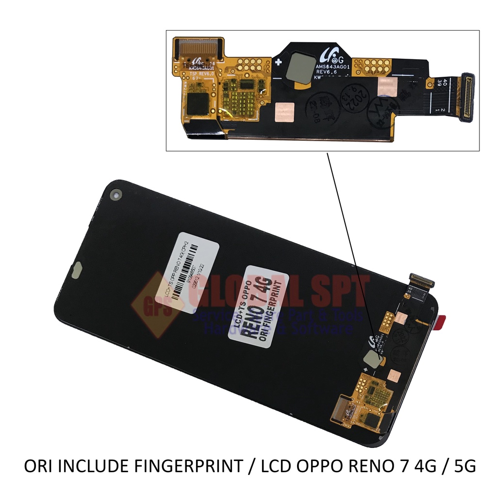 OLED INCLUDE FINGERPRINT / LCD OPPO RENO 7 4G / 5G