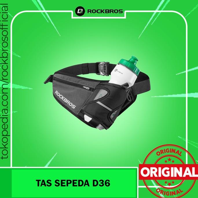 READY STOCK Tas Pinggang Olahraga Rockbros D36 Tas Lari Sport Waist Bag Olah Raga