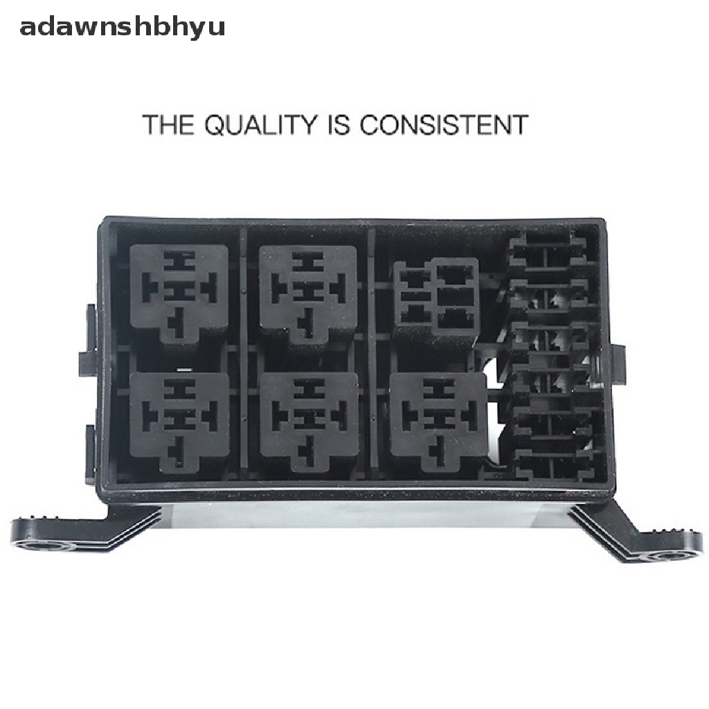 Mobil adawnshbhyu Kotak Relay 12slot adawnshbhyu 6tungku ATC/ATO 6loyang Bilah Standar Fuse Holder Block ID