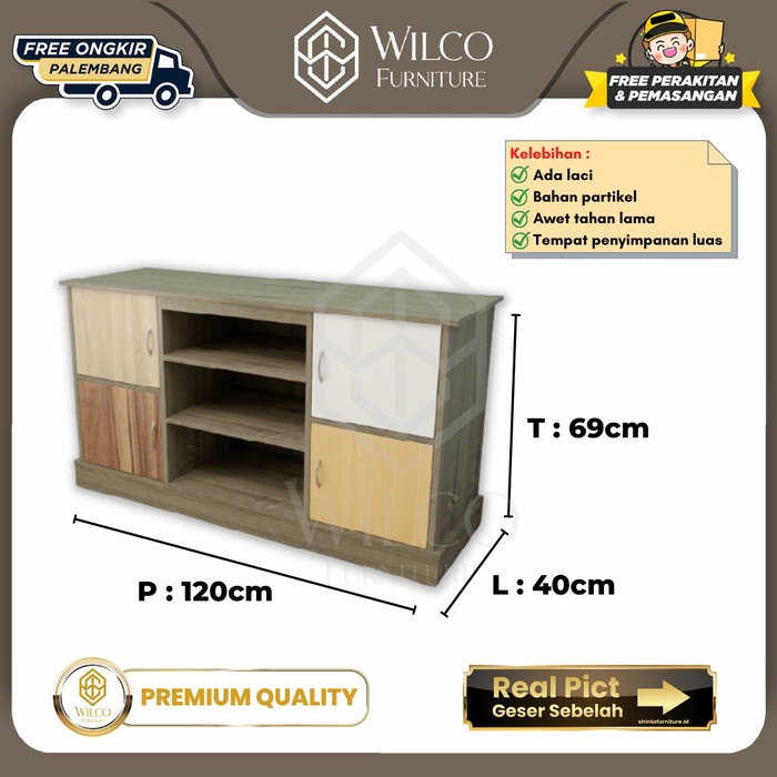 Lemari Dapur Multifungsi/ Buffet Dapur Penyimpanan / Rak Dapur Modern