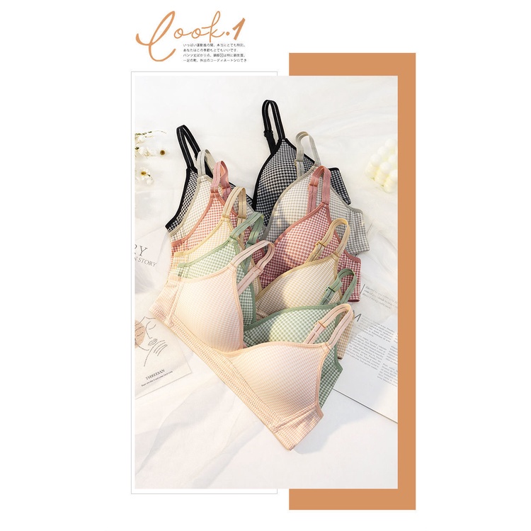 DODORY BRA557 Bra Bra Premium Push Up Tanpa Kawat Pakaian Dalam Wanita Motif Polos Cantik