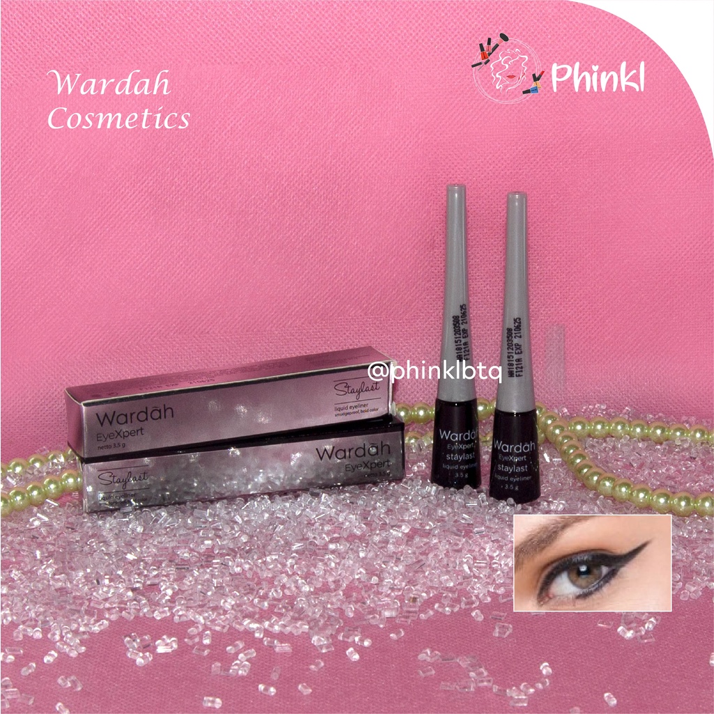 `ღ´ PHINKL `ღ´ ᘺᗩᖇᕲᗩᕼ  Wardah eyexpert liquid eyeliner anti luntur waterproff