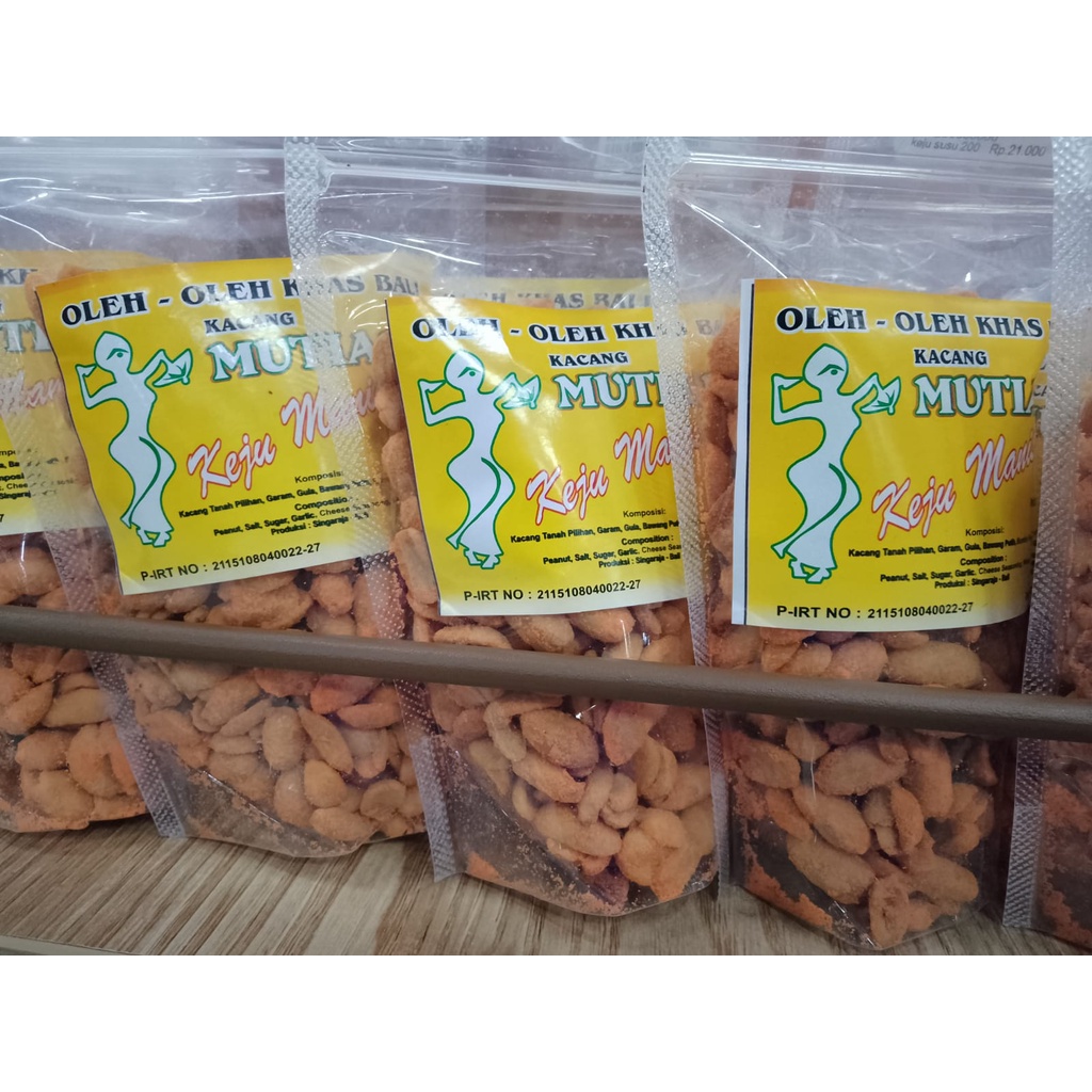 KACANG KAPRI MUTIARA 200GR ASLI KHAS BALI HALAL ANEKA RASA