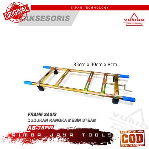 Dudukan sanchin power sprayer cuci steam besi rangka mesin stim kerangka steem Yukido bukan kurung b