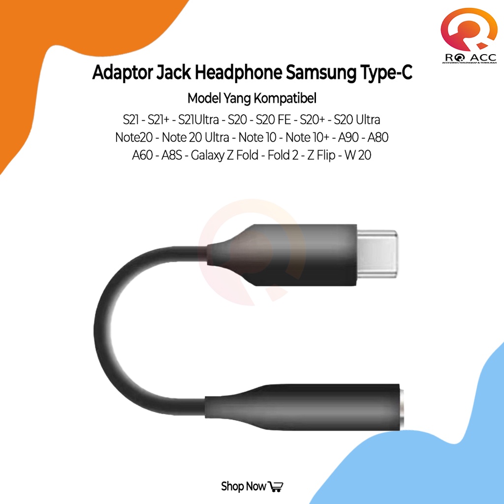 [RO ACC] USB C HEADSET JACK ADAPTER SAMSUNG NOTE 10 JACK AUDIO CONVERTER