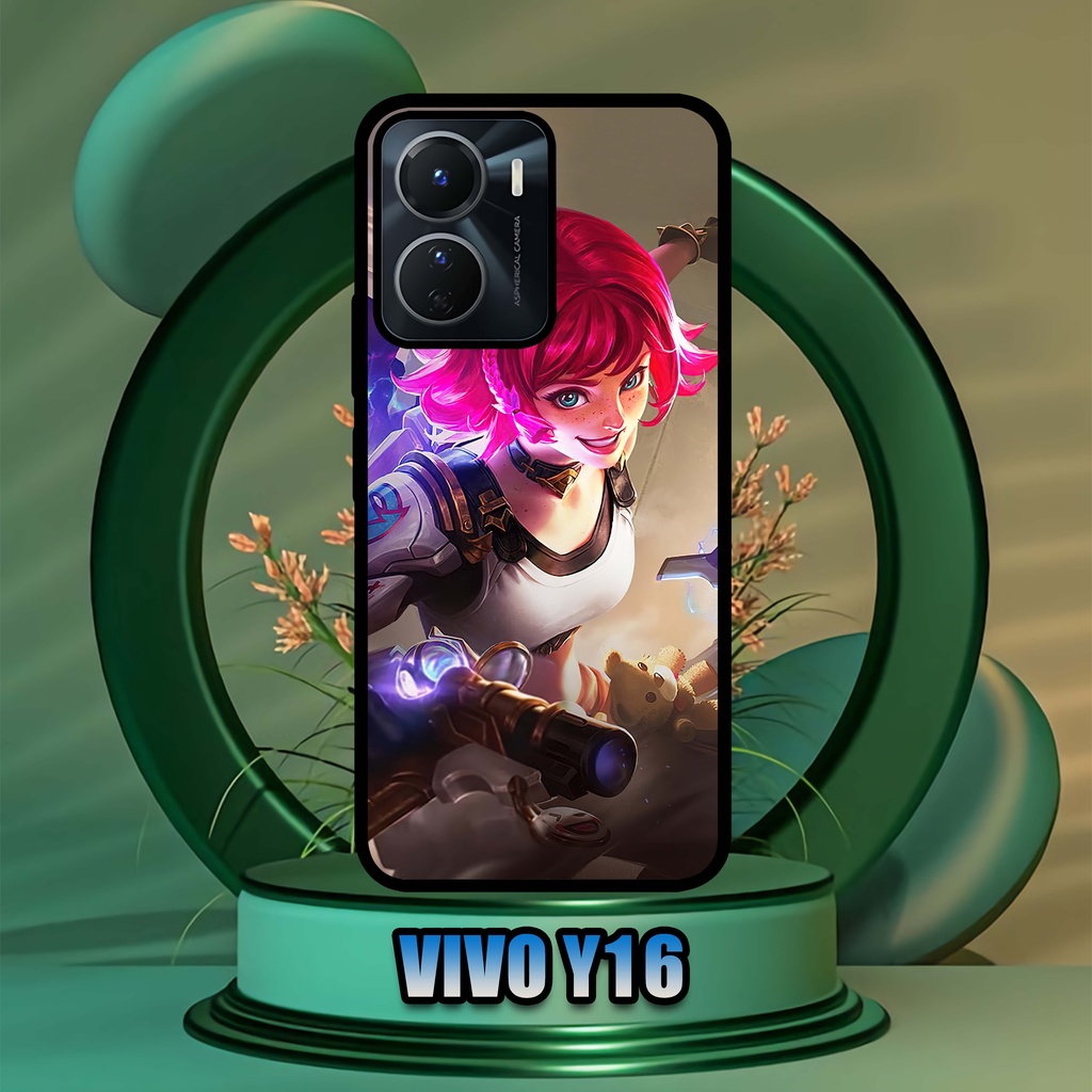 (SV53) Case  Kilau Vivo Y16  | Casing Hp Vivo | Pelindung Smartphone | Motif Ml