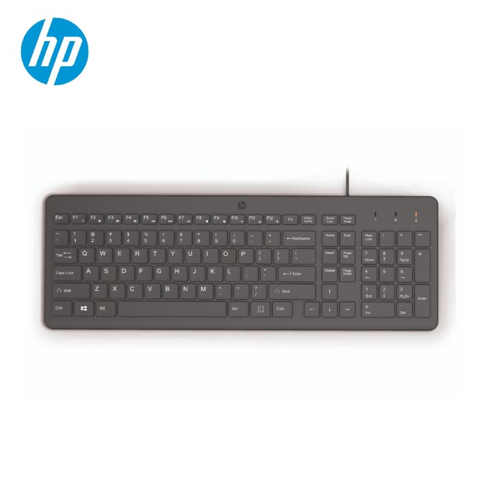 Keyboard HP 150 Full Size Keyboard Wired USB