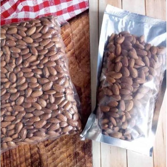 

limited Edition✔️Kacang almond panggang lngsg makan 500gram/Roasted Almond|KD8