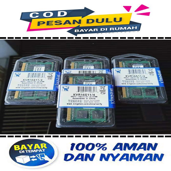 SODIM DDR3 4GB kingston/ RAM KINGSTON