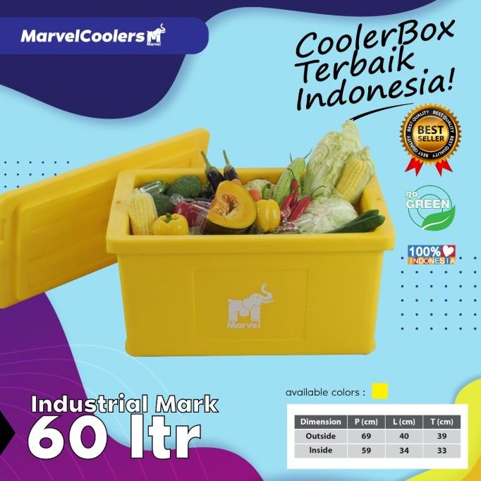 MarvelCooler 60 Ltr Industrial Mark (CoolBox - IceBox - Es box) paling dicari