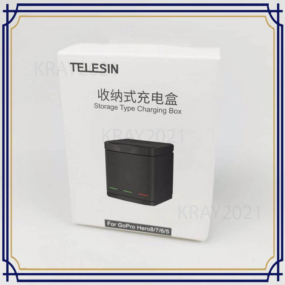 Charger Baterai 3 Slot for GoPro Hero 5/6/7 - GP-BCG-502