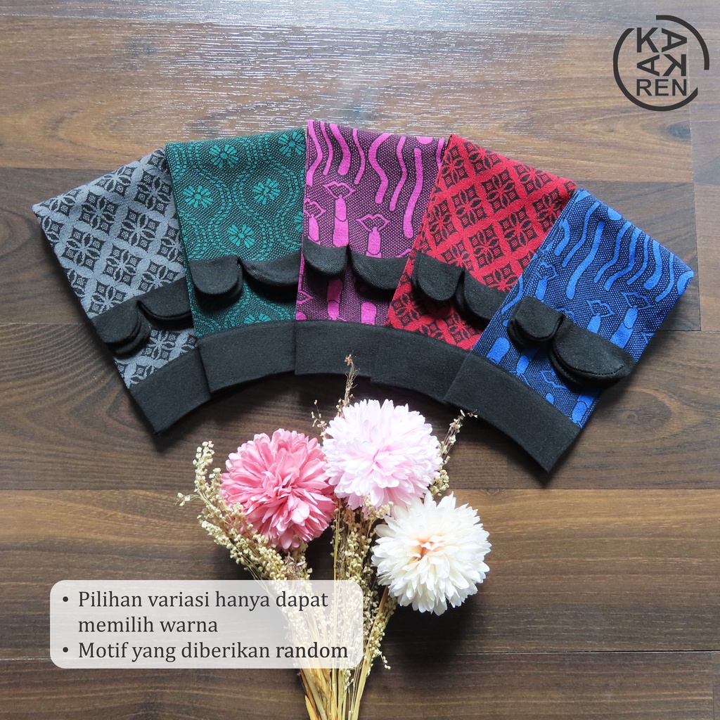 Kakaren Kaos Kaki Jempol Stocking Korea Motif Warna