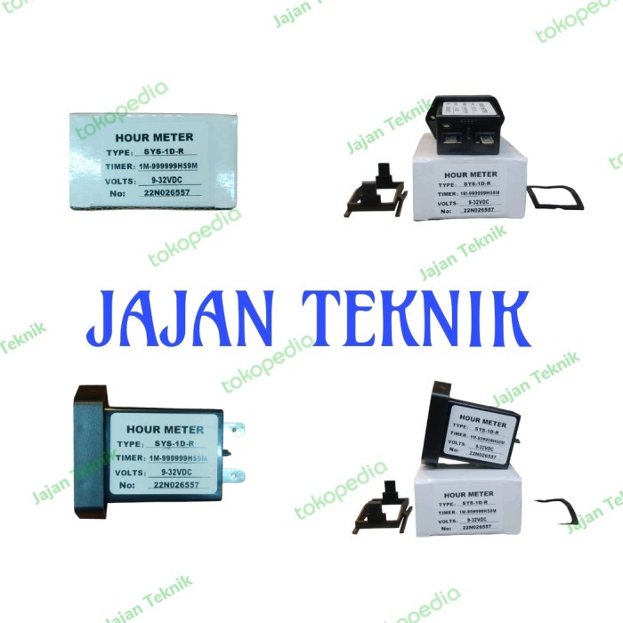 Arus Hour Meter Digital / Hour Meter Mesin Dan Alat Berat / Sys-1D-R