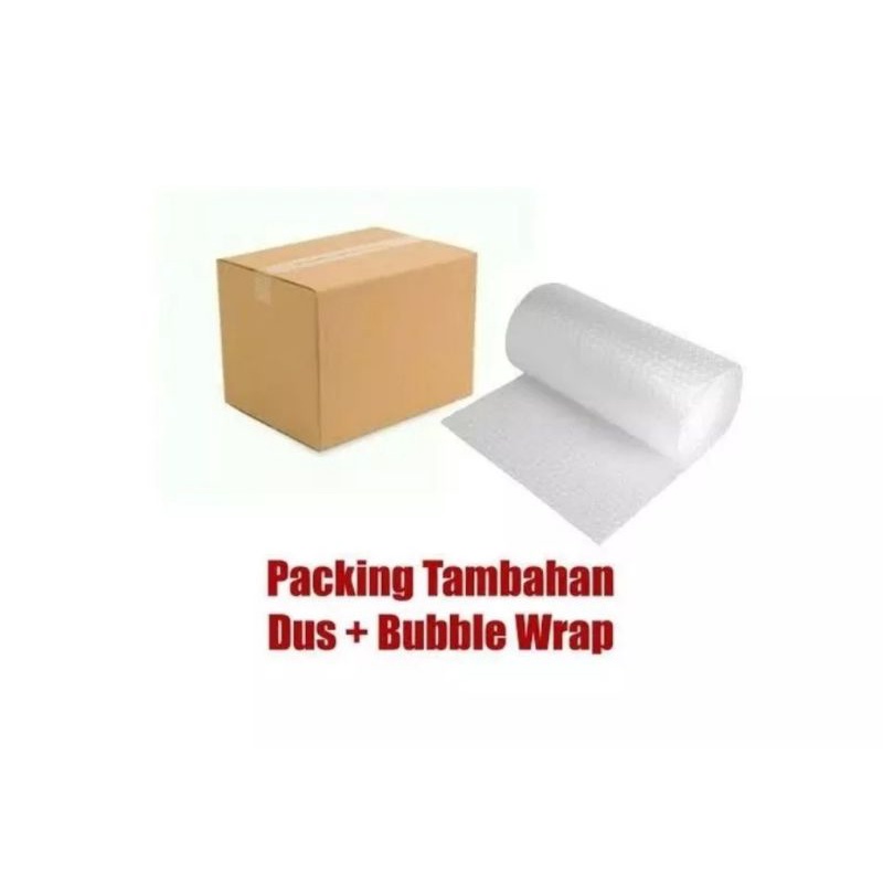 

Pcking kardus + extra buble wrap